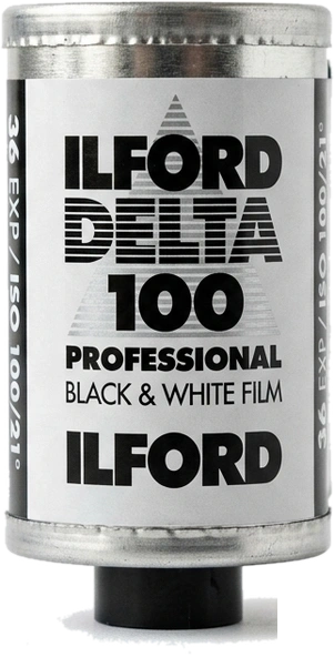 Ilford Delta 100 canister